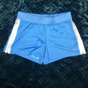 Nike blue activewear shorts